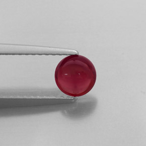 Granada Almandina Vermelho escuro Natural 0.82ct, Transparente, Transparente/Translúcido