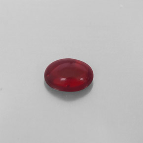 Granada almandina vermelho natural 0,84ct, transparente, transparente/translúcido
