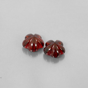 Pedras preciosas de granada almandina vermelho natural de  ct, transparente, transparente/translúcido