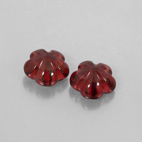Pedras preciosas de granada almandina vermelho natural de  ct, transparente, transparente/translúcido