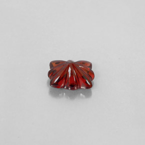 Granada Almandina Vermelho escuro Natural 1.87ct, Transparente, Transparente/Translúcido