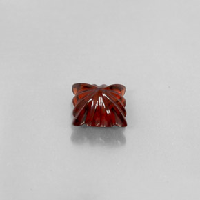 Granada almandina vermelho natural 2,21ct, transparente, transparente/translúcido