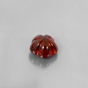 Granada almandina vermelho natural 3,15ct, transparente, transparente/translúcido