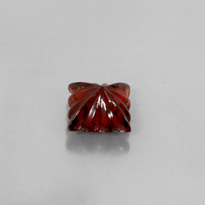 Granada almandina vermelho natural 3,15ct, transparente, transparente/translúcido