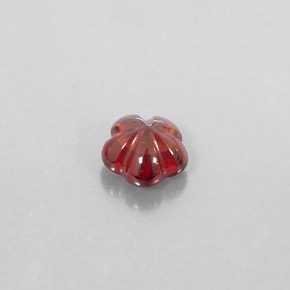 Granada almandina vermelho natural 1,83ct, transparente, transparente/translúcido