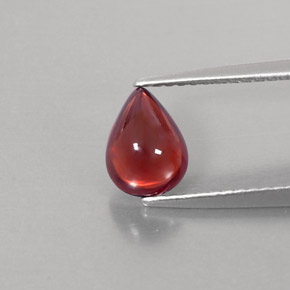Granada Almandina Vermelho escuro Natural 1.38ct, Transparente, Transparente/Translúcido