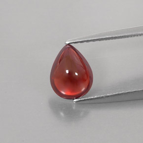 Granada Almandina Vermelho escuro Natural 1.46ct, Transparente, Transparente/Translúcido