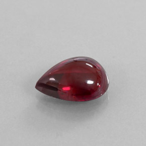 Granada Almandina Vermelho escuro Natural 4.76ct, Transparente, Transparente/Translúcido