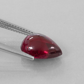 Granada Almandina Vermelho escuro Natural 4.76ct, Transparente, Transparente/Translúcido