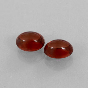 Pedras preciosas de granada almandina vermelho natural de  ct, transparente, transparente/translúcido