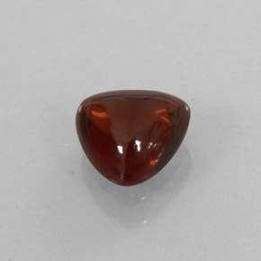 Granada almandina vermelho natural 1,17ct, transparente, transparente/translúcido