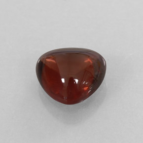 Granada almandina vermelho natural 1,47ct, transparente, transparente/translúcido