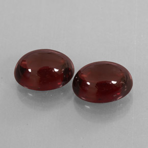 Pedras preciosas de granada almandina vermelho natural de  ct, transparente, transparente/translúcido