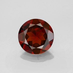 Granada Almandina Vermelho escuro Natural 2.54ct, Corte Redondo, VS