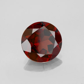 Granada Almandina Vermelho escuro Natural 2.54ct, Corte Redondo, VS