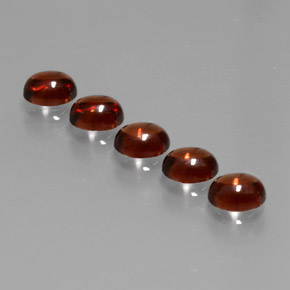 Pedras preciosas de Granada Almandina Vermelho natural de 2.64 ct, Corte Oval, Transparente