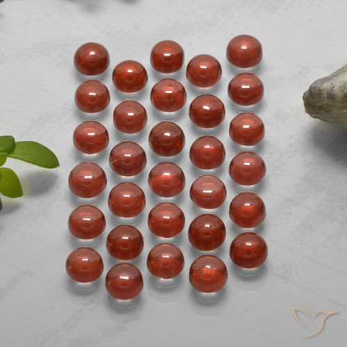 5.74ctw Natural Deep Crimson Red Almandine Garnet, Round, Transparent