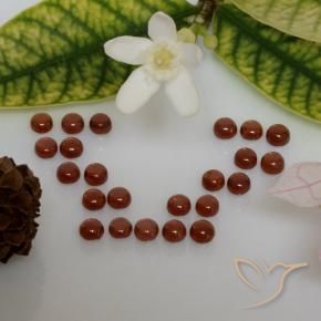 Pedras preciosas de Granada Almandina vermelho médio natural de 4.44 ct, Redondo, Transparente