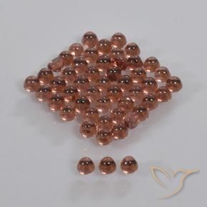 Pedras preciosas de granada almandina vermelho natural de 3,47 ct, corte redondo, transparente