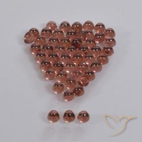 Pedras preciosas de granada almandina vermelho natural de 3,47 ct, corte redondo, transparente