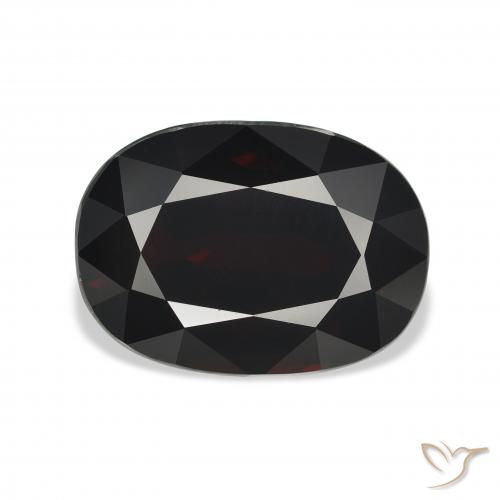 10.22ct Natural vermelho escuro Granada Almandina, oval, VVS-VS