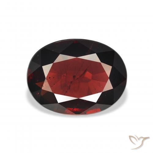4.83ct Natural Vermelho Sangue Profundo Granada Almandina, oval, VS