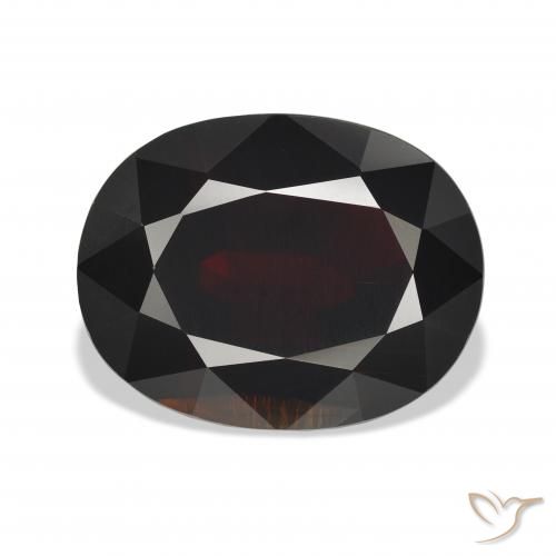 20.68ct Natural Vermelho escuro Granada Almandina, oval, VS