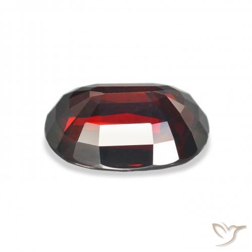 Granada Almandina Vermelho escuro Natural 8.86ct, oval, VS