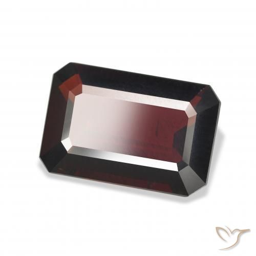 Granada Almandina Vermelho escuro Natural 9.36ct, Corte Octógono / Esmeralda, VS