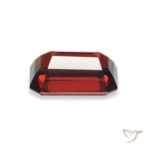 Granada Almandina Vermelho escuro Natural 2.38ct, Corte Octógono / Esmeralda, VVS-VS