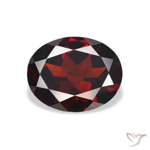 2.83ct Natural Deep Red Almandine Garnet, Oval, VVS-VS