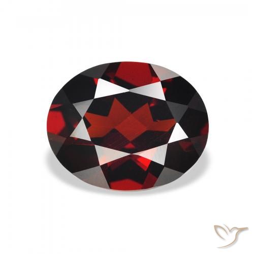 2.83ct Natural Deep Red Almandine Garnet, Oval, VVS-VS