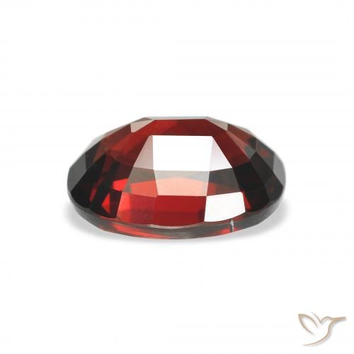 Granada Almandina Vermelho escuro Natural 3.56ct, oval, VS
