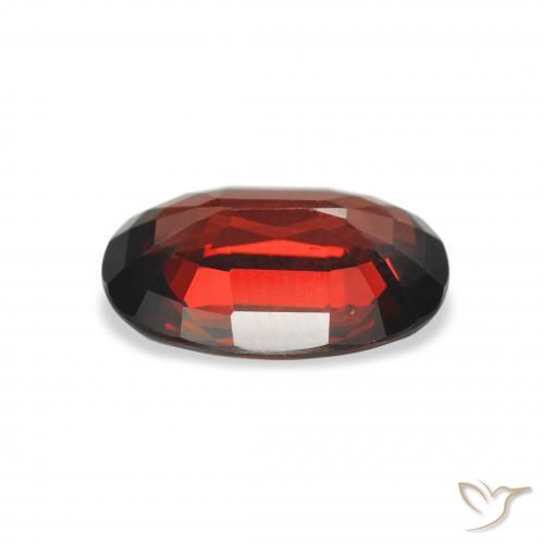 Granada Almandina Vermelho escuro Natural 3.19ct, oval, VS