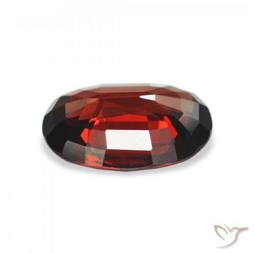 Granada Almandina Vermelho escuro Natural 3.13ct, oval, VS