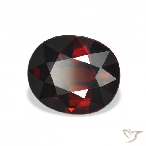 Granada Almandina Vermelho escuro Natural 5.22ct, oval, VVS