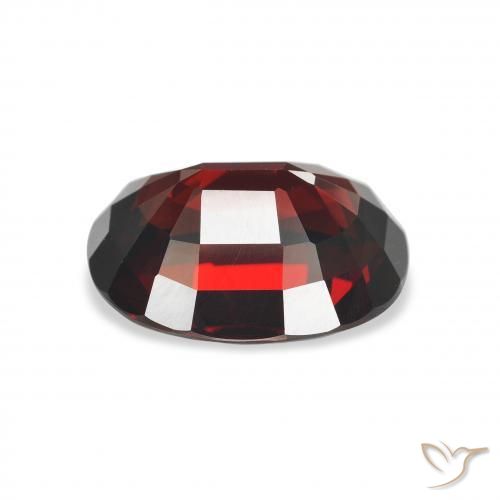 Granada Almandina Vermelho escuro Natural 5.40ct, oval, VVS