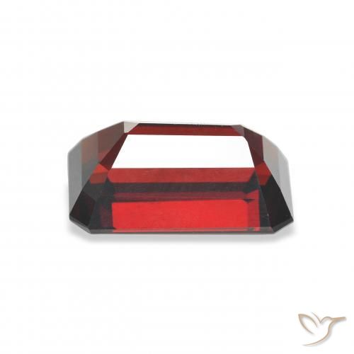 Granada Almandina Vermelho escuro Natural 6.03ct, Corte Octógono / Esmeralda, VVS
