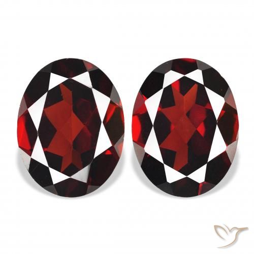 4.28ctw Natural Vermelho Sangue Profundo Granada Almandina, oval, VS