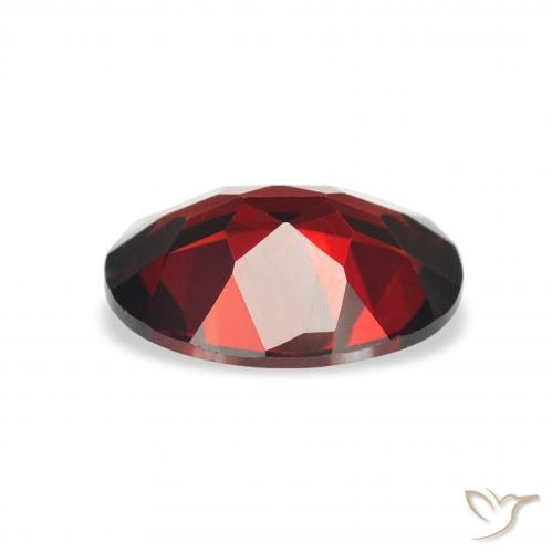 Granada Almandina Vermelho escuro Natural 2.07ct, oval, VVS-VS