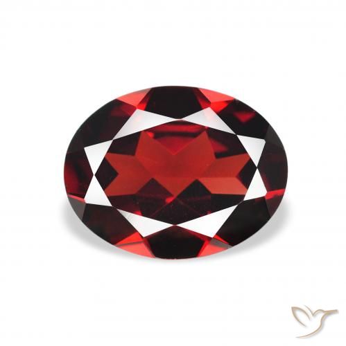 1.94ct Natural Vermelho escuro Granada Almandina, oval, VVS-VS