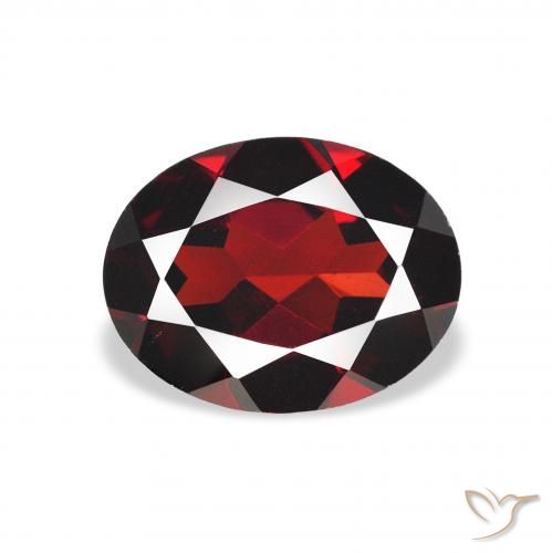 2.01ct Natural Deep Red Almandine Garnet, Oval, VVS-VS