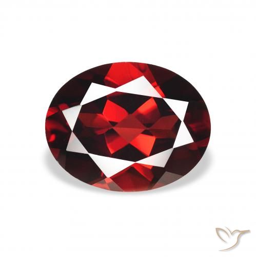 2.29ct Natural Vermelho Sangue Profundo Granada Almandina, oval, VVS-VS