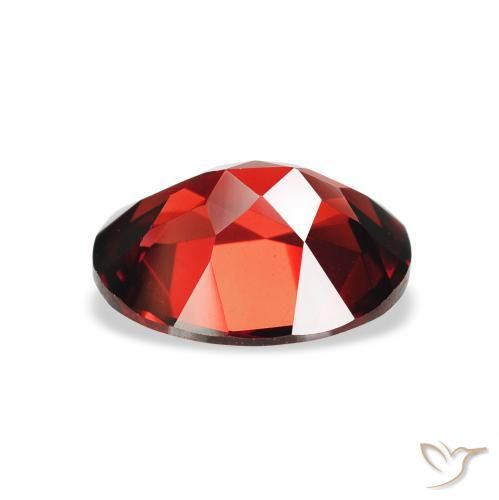 Granada Almandina Vermelho Sangue Profundo Natural 2.29ct, oval, VVS-VS