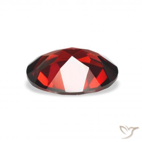 Granada Almandina Vermelho escuro Natural 2.03ct, oval, VVS-VS