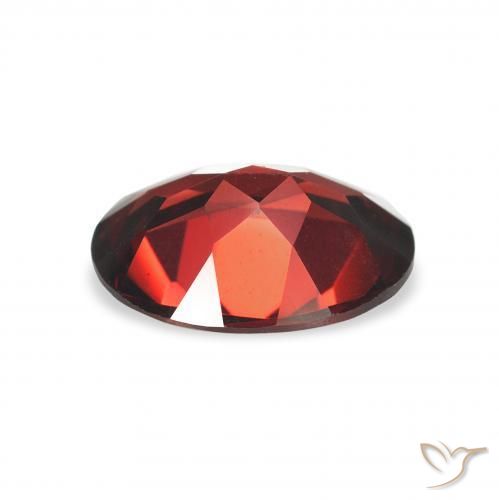 Granada Almandina Vermelho escuro Natural 2.00ct, oval, VVS-VS