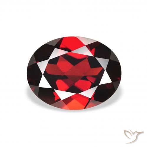 2.34ct Vermelho escuro Granada Almandina, oval, VS