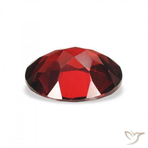 Granada Almandina Vermelho escuro Natural 2.25ct, oval, VS