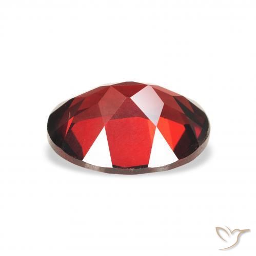 Granada Almandina Vermelho escuro Natural 2.24ct, oval, VS