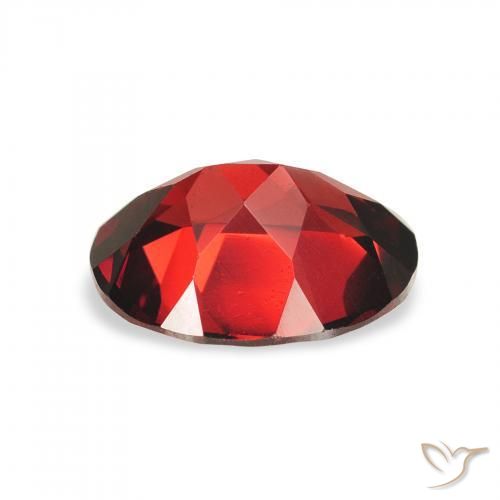 Granada Almandina Vermelho escuro Natural 2.14ct, oval, VS